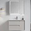 Custom Bathroom Cabinet and Mirror Set for Stainless Steel (1)