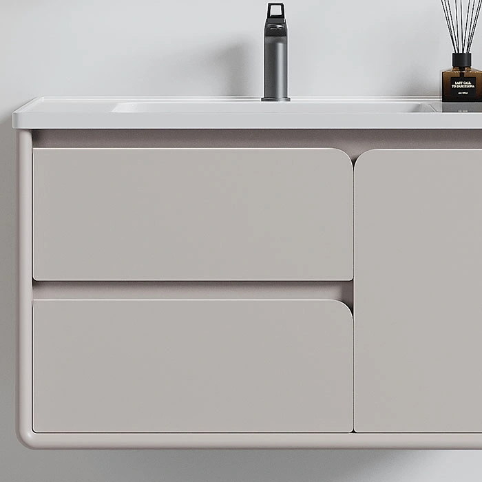Custom Bathroom Cabinet and Mirror Set for Stainless Steel (2)