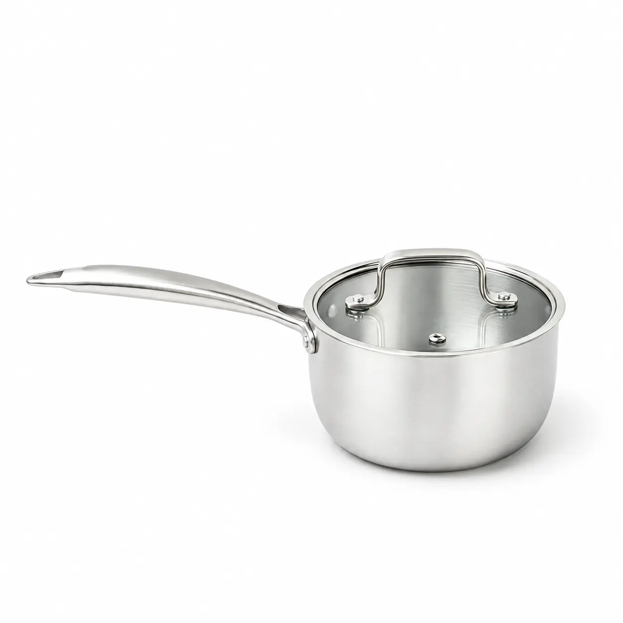 Custom Tri Ply Stainless Steel Saucepan1