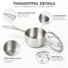 Custom Tri Ply Stainless Steel Saucepan3