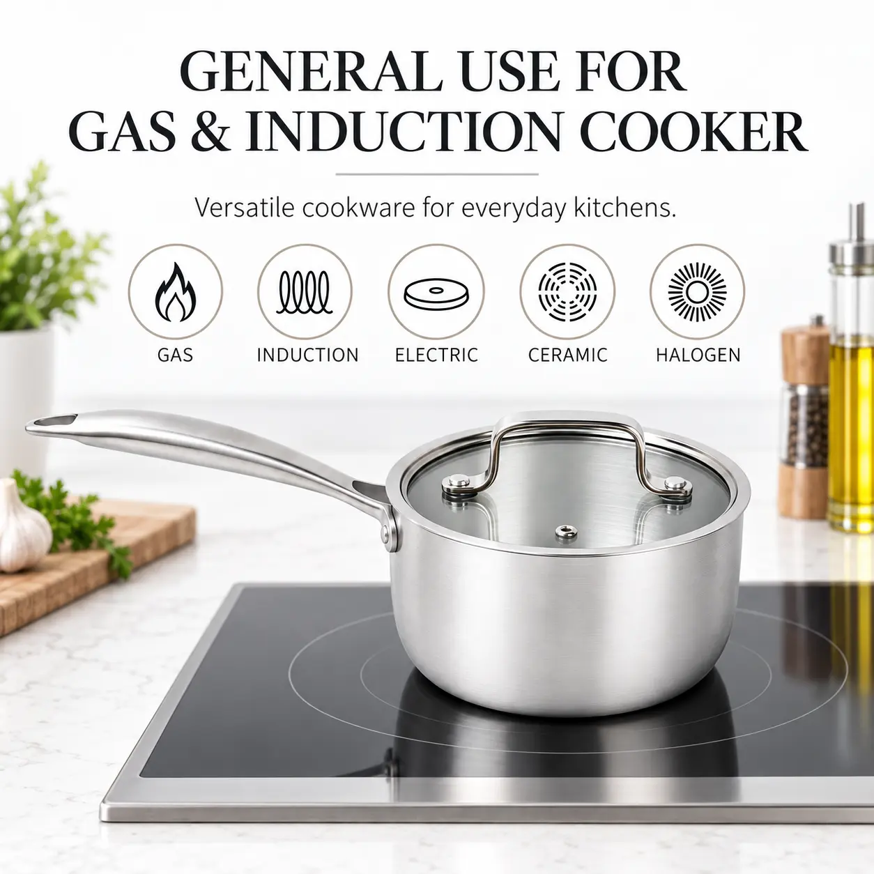 Custom Tri Ply Stainless Steel Saucepan7