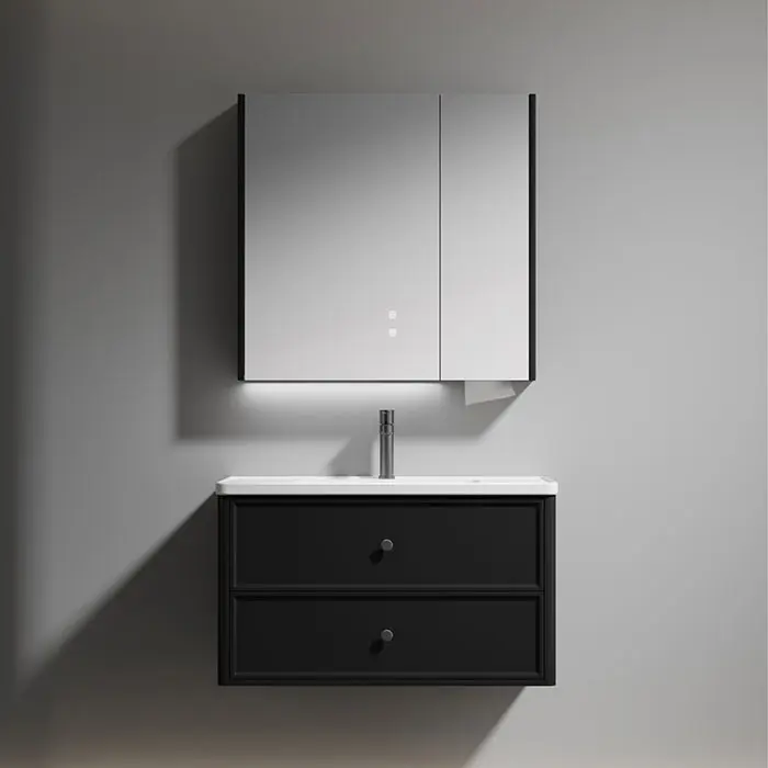Wholesale Bathroom Vanity Set with Mirror Cabinet (1)