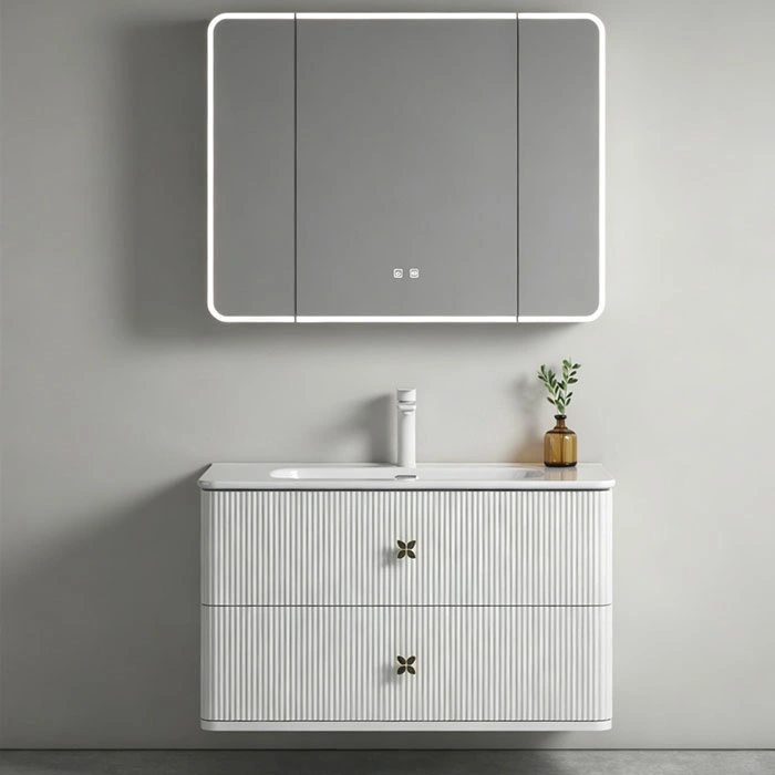 Wholesale Fluted Bathroom Vanity (1)