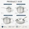Wholesale Stainless Steel Cookware Sets6